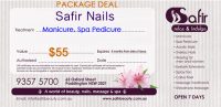 safir nails package deal